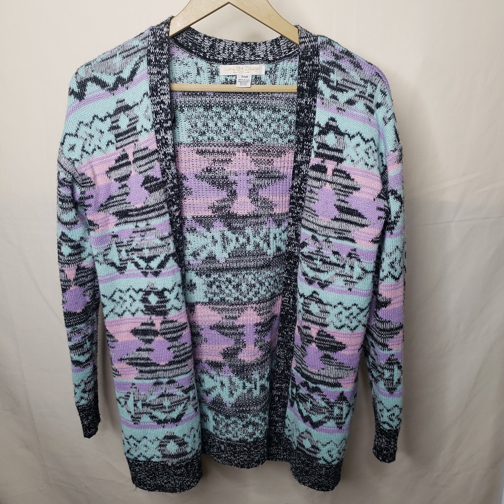 Love By Design Multicolor Knit Cardigan